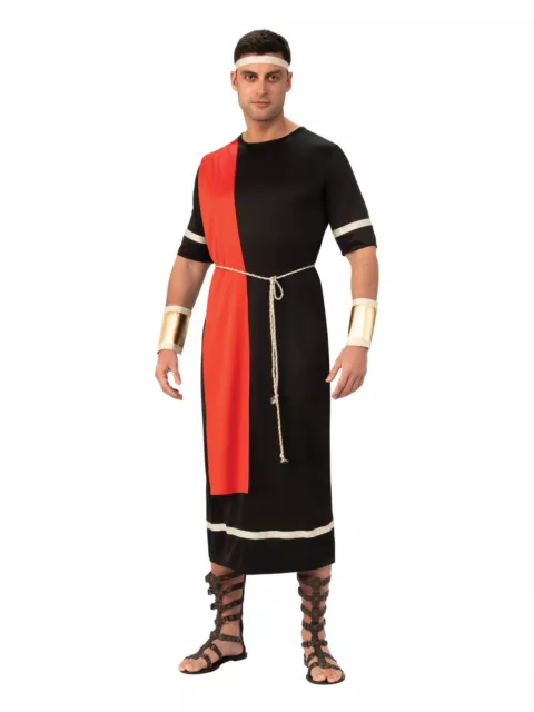 Mens Caesar Toga Costume Roman Greek Caesar Emperor Tunic Adult Fancy Dress