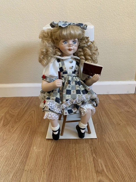 heritage signature collection porcelain doll “School Girl-Emily”
