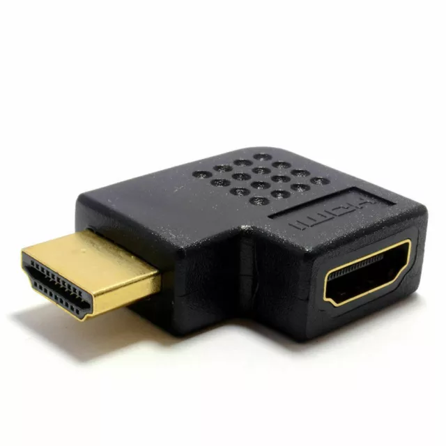 90 Degree HDMI  Adapter Male to Female Adapter Socket to Plug