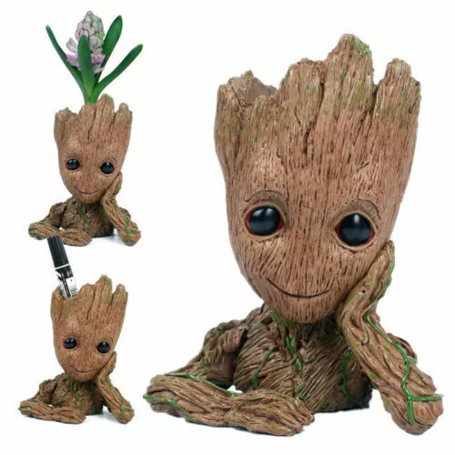 Baby Groot Planter tree Man Pens Flower Pot TOY Guardians of The Galaxy Gift
