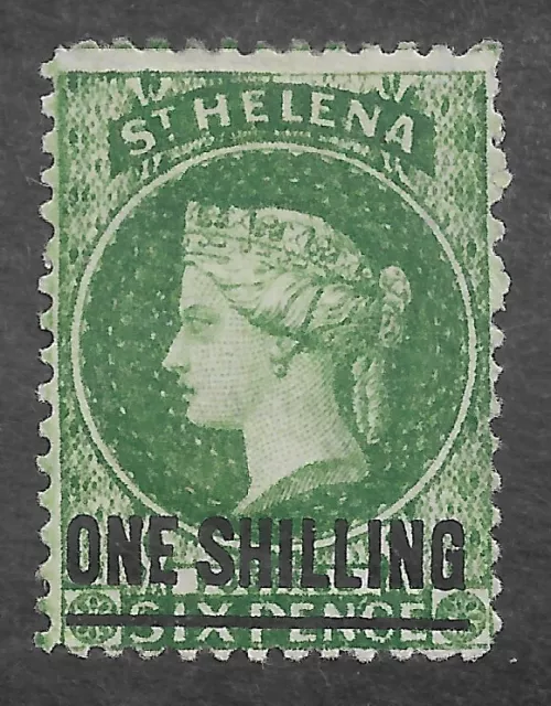 St Helena sg 19 mounted mint; hinge remains and writing on back cat £750 in 2015