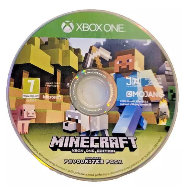 Minecraft Includes Favourites Pack Xbox One Edition DISC ONLY (PLAYS ON SERIES X