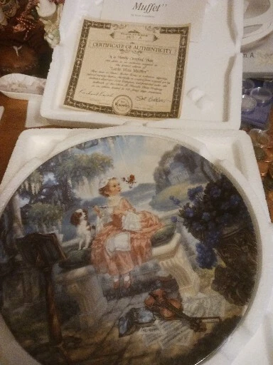 Vintage Collector Plate Knowles Little Miss Muffet Bradford Exchange