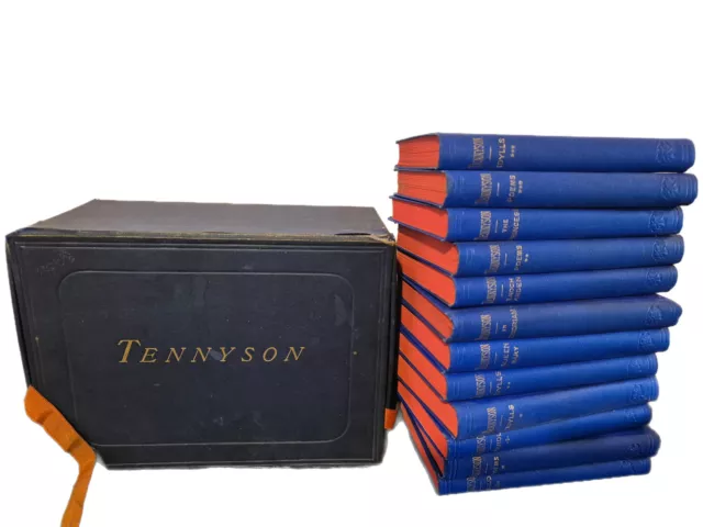 1879 ~ Alfred Lord Tennyson - Poetical Works collection of 12, 2nd edition