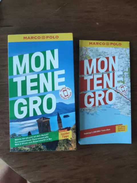 Reiseführer Montenegro mit Karte wie neu, 2022