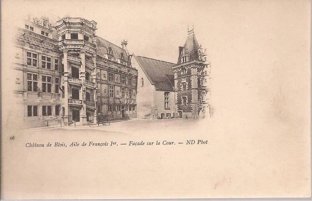 CPA 41 BLOIS. LE CHATEAU.AILE DE FRANCOIS   ND PHOT.N°26.NON ECRITE.TBE (ref 61)