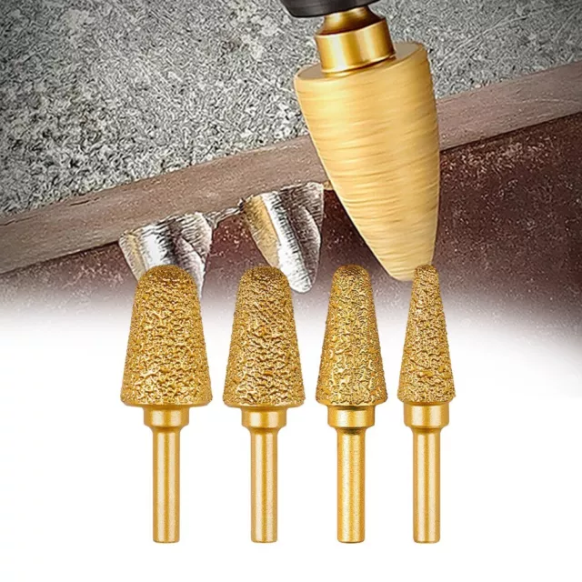 Easy to Use Diamond Burr Rotary File for Stone Cast Iron Steel 6mm Shank