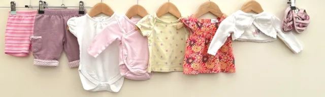 Baby Girls Bundle Of Clothing Age 0-3 Months Mothercare H&M Next