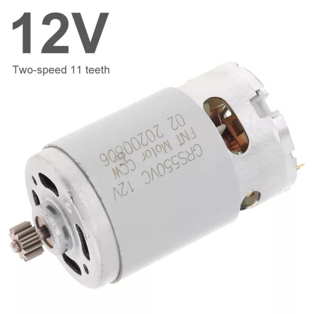 RS550 12V 23000 RPM DC Motor with Two-speed 11 Teeth and High Torque Gear