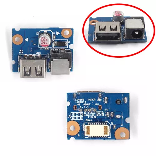 DC Power Charging Dock USB Port Jack Board Connector For Lenovo G480 G485 G580