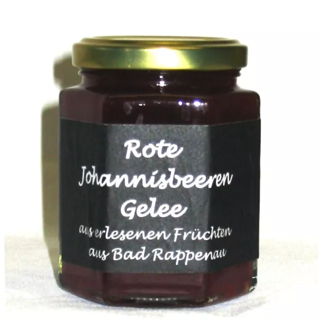 rote Johannisbeere / Ribisel Gelee - Fruchtaufstrich - 1 Glas / 210g (21,43€/kg)