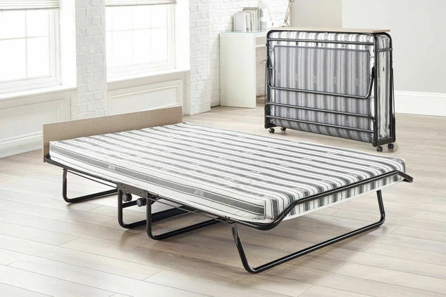 JAY BE FOLDING Guest Bed Small Double Airflow Foam Mattress J Tex Base