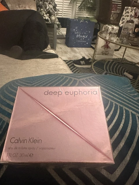 CALVIN KLEIN DEEP Euphoria Eau De Toilette 30ml Spray Boxed Sealed