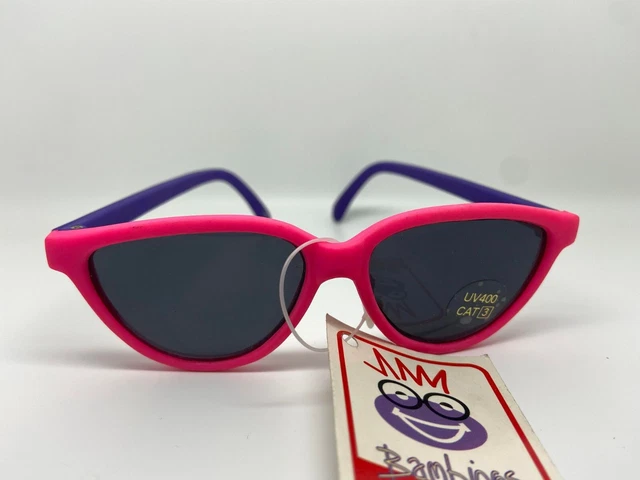 Occhiali da sole Bambines by Bartex per bambini - protezione UV400 - montatura rosa brillante
