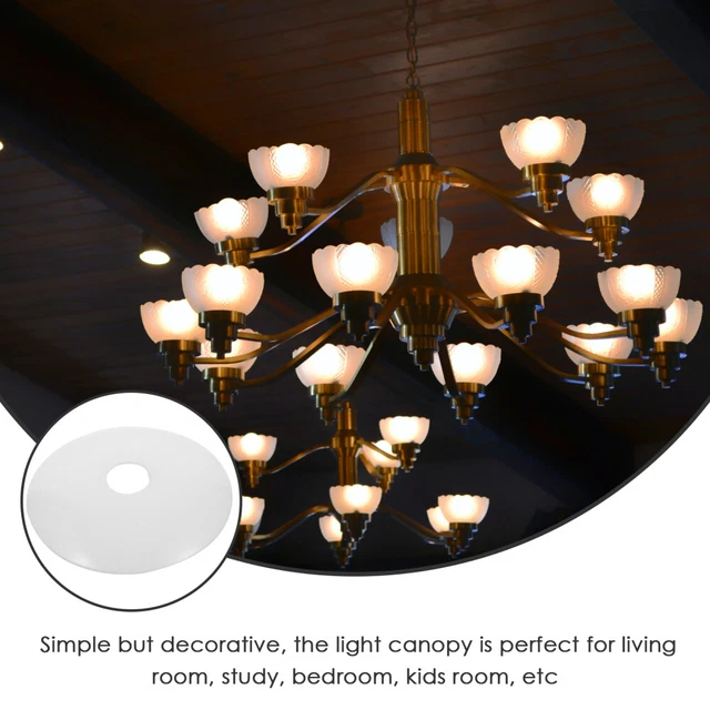 24 Pcs Table Lamp Cover Chandelier Base Tray Wall Lights Decor Metal 2
