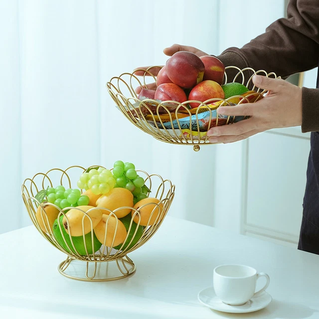 Snack bandeja, práctica cesta de trabajo resistente a la luz de metal en