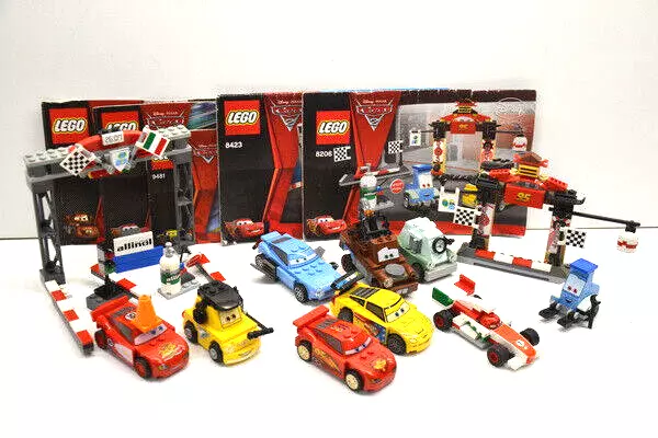 LEGO Cars Sets 8200, 8201, 8206, 9423,9481 auto con istruzioni di costruzione set 7