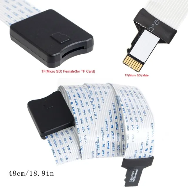 TF Male to TF Female Extension Cable Standard SDHC Memory Card Kit
