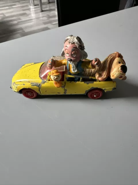 Corgi Toys Magic Roundabout Dougal's Car, Die Cast, No 807, 1960's. damaged