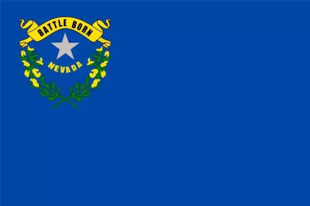 NEVADA STATE FLAG GLOSSY POSTER PICTURE PHOTO las vegas carson city reno 1391