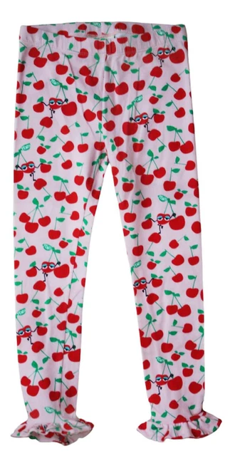 Leggings Fendi Ragazze Stampa Ciliegia 5 Anni