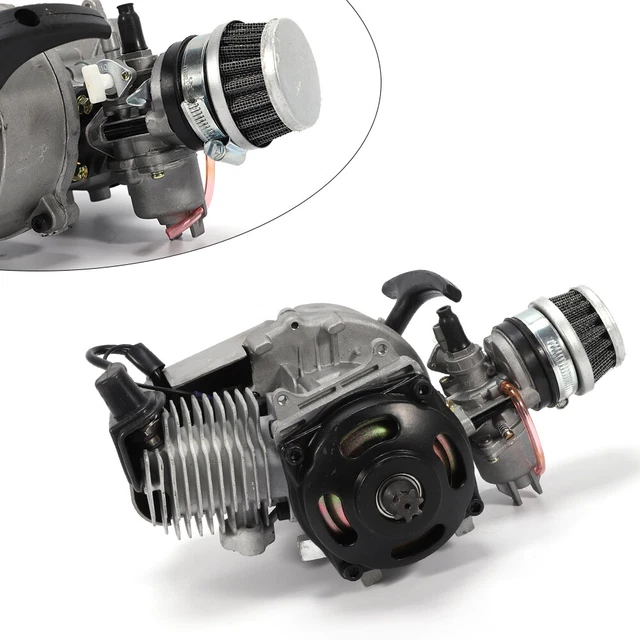 2 Stroke Racing Engine Motor 49cc Rocket Dirt Bike ATV Scooter Recoil Pull Start