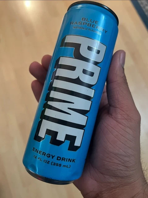 PRIME HYDRATION ENERGY Drink Blue Raspberry Cans by Logan Paul & KSI ...