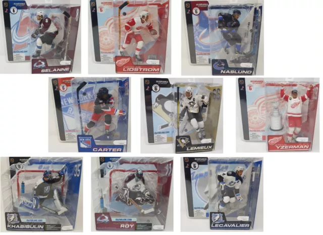 Official NHL Series 6 McFarlane Toys 6" Action Figures 9 Collection Sport Figure