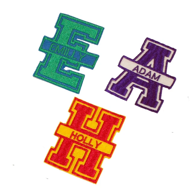 Personalized Embroidered Patches Up To 4inch Any Logo Twill Fabric Iron On Sew O