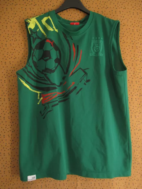 Maillot Cameroun Puma vintage Football Shirt jersey Oldschool  - XL