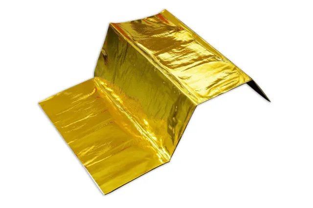 Protezione termica dorata con barriera termica opaca 2" x 2" (51 cm x 51 cm)