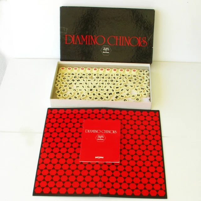 ANCIEN JEU DE Diamino - Complet - En Bois - Boite Cartonne - EUR 6,00 - FR