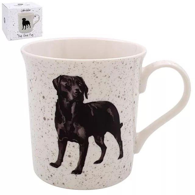 Tazas de raza de perro, taza de café y té de porcelana fina, regalo en caja 3