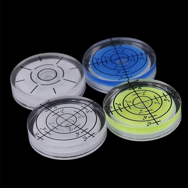 1Pc 32mm Spirit Bolle Gradi Mark Superficie Livello Rotondo Circolare Metro