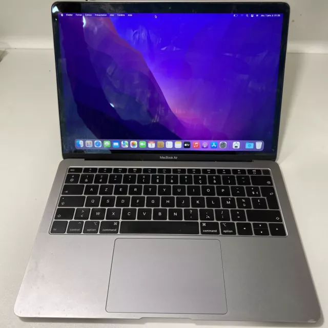 Apple MacBook AIR A1932 128go 8go Ram - 2019 - État Moyen