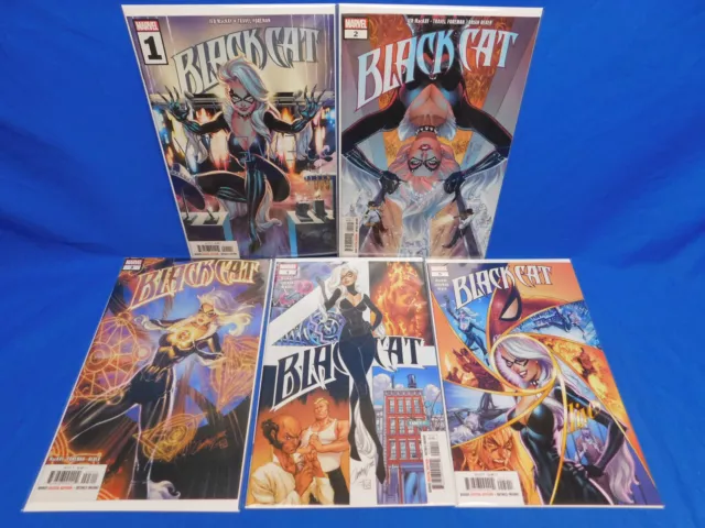 BLACK CAT #1 2 3 4 5 Lot / Run  J. SCOTT CAMPBELL COVERS MARVEL COMICS VF/NM