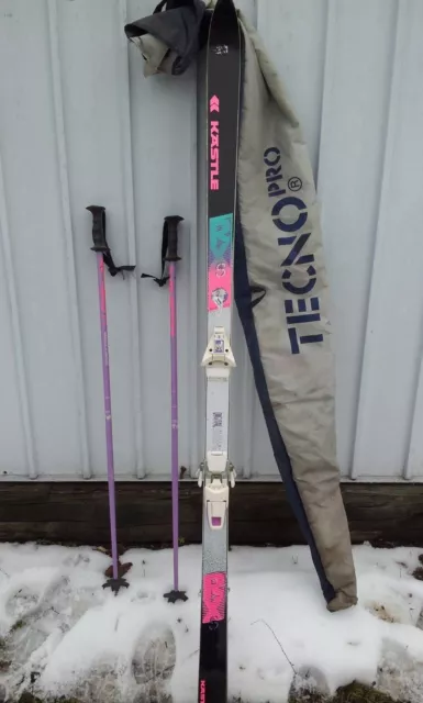 Ski Kästle RXS 185 cm, 1 x gefahren!!! Mit Ski-Stöcken und Tasche 2
