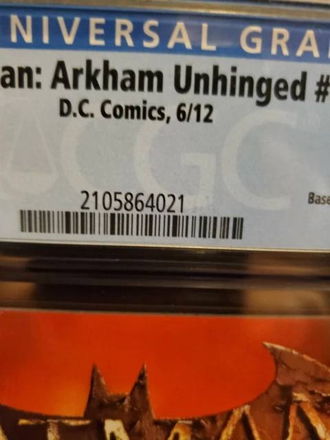 Batman Arkham Unhinged 1 CGC 9.8, DC Comics, 2012, Video Game based 🔥 6