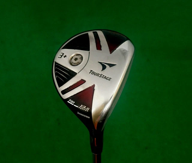 Bridgestone Tour Stage FST 13.5° 3 Wood Extra Stiff Graphite Shaft Royal Grip