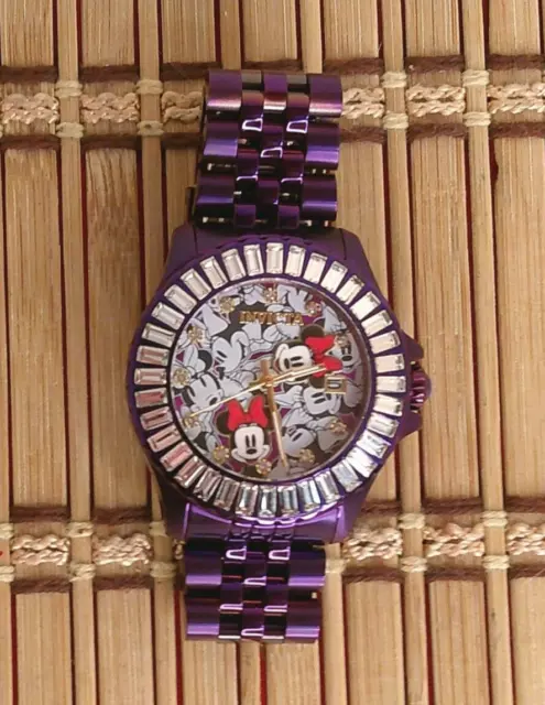 Disney Minnie Mouse Invicta Limited Edition Women's 38mm Crystal Watch 41357