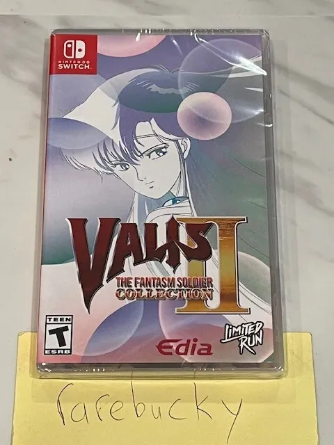 Valis The Fantasm Soldier Collection II PAX Variant (Switch) NEW SEALED MINT LRG