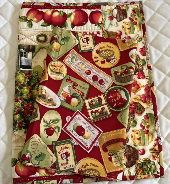Handmade & Quilted Window Valance & Runner