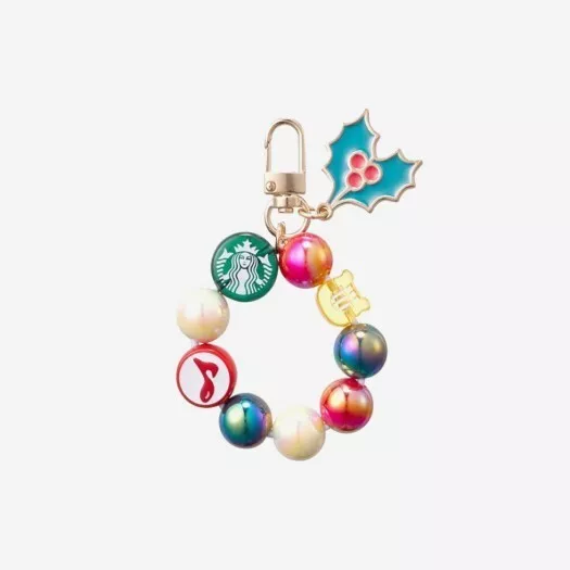 STARBUCKS Korea 2023 Christmas MD Bubble Wreath Keychain