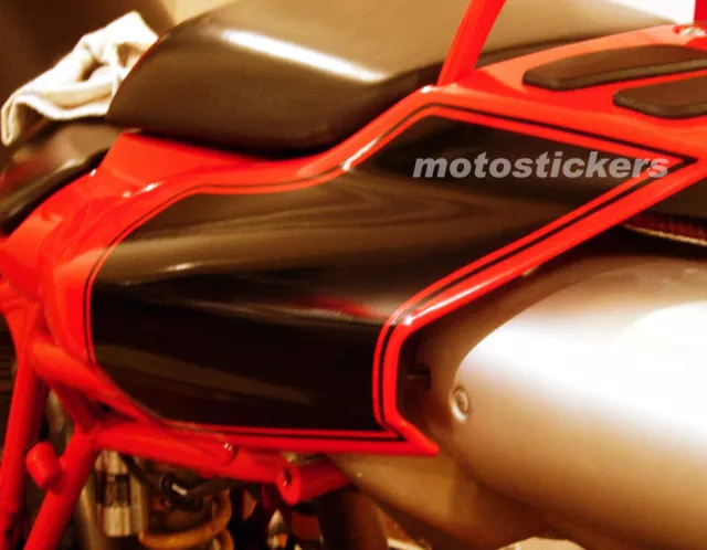 Ducati Multistrada - Tabelle adesive posteriori 1 colore