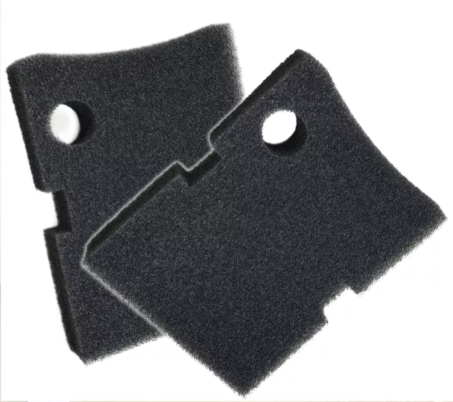 Replacement Hydor 250 / 350  Black Coarse Foam Filter Pad - 2 Pack