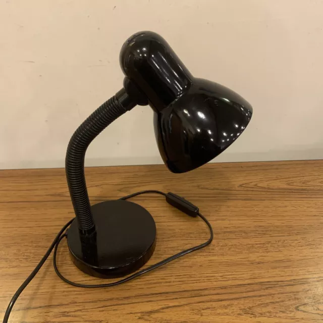 Lampada da scrivania regolabile Bendy nera senza marchio