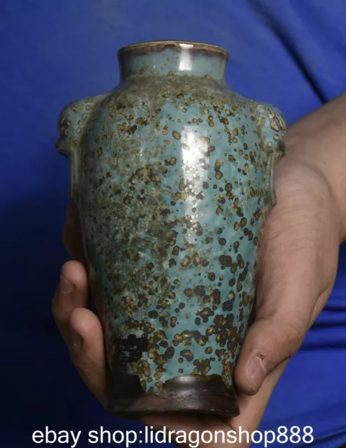 6 "rare Chine antique four dynastie de porcelaine 2 Thérèse poignée vase