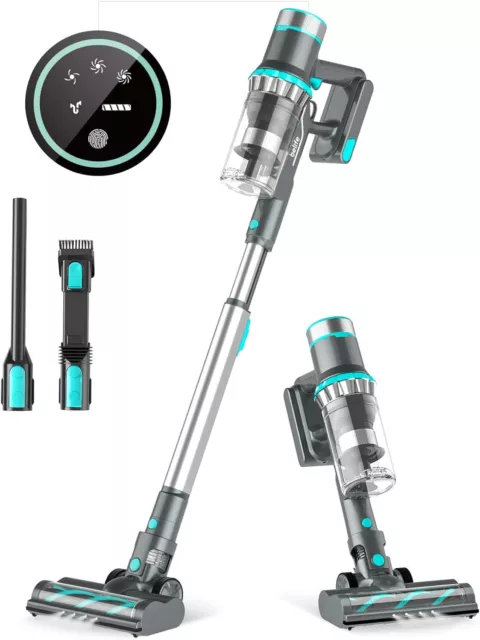 Belife BVC11 Cordless Vacuum Cleaner, 25Kpa 380W Brushless Stick Vacuum, Lightwe