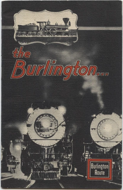 Chicago Burlington & Quincy  Railroad Items RR Train