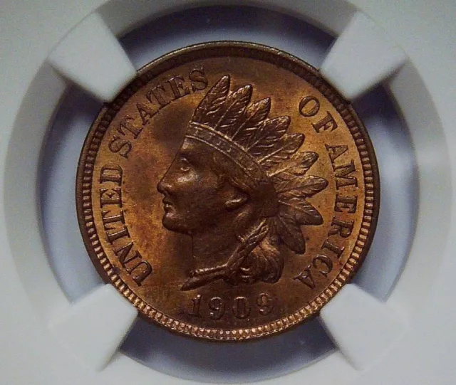 1909 Indian Head Cent - NGC MS64RB - DDO FS-101 Snow-1 - Stellar Blazing Beauty